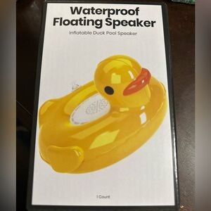 Yellow Inflatable Duck Pool Speaker